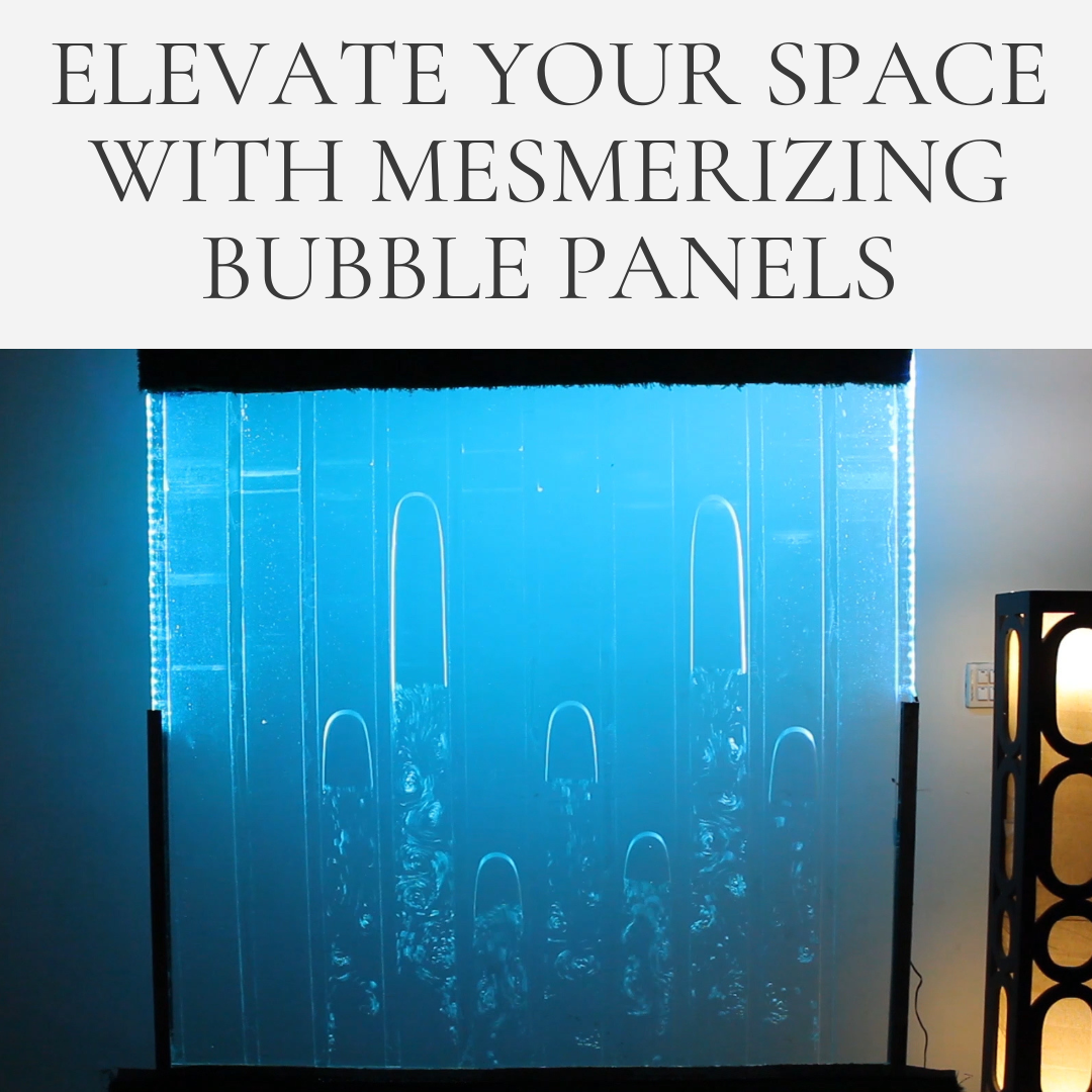 Custom Made - Programmed & Simple Bubble Panel Wall (All Types)