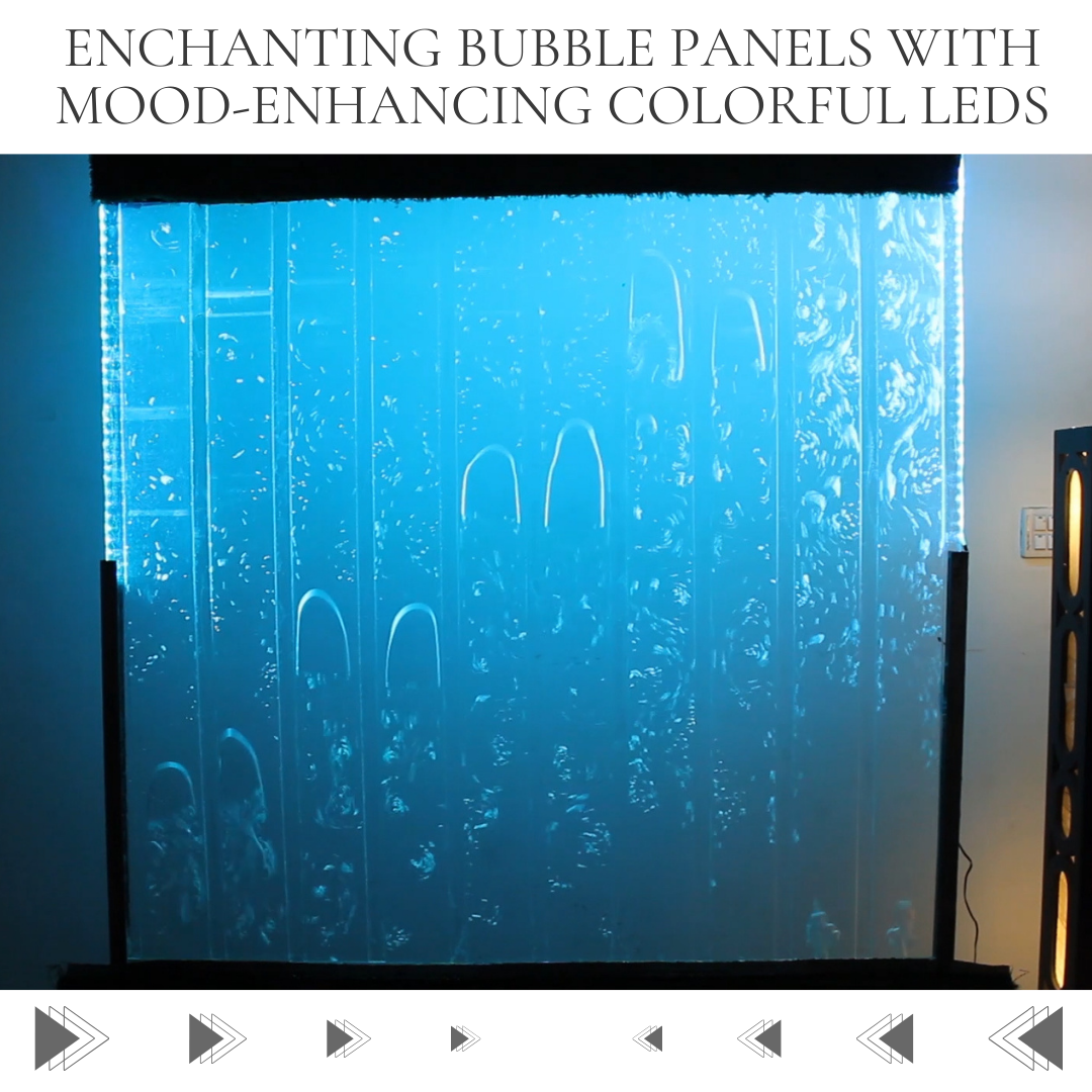 Custom Made - Programmed & Simple Bubble Panel Wall (All Types)
