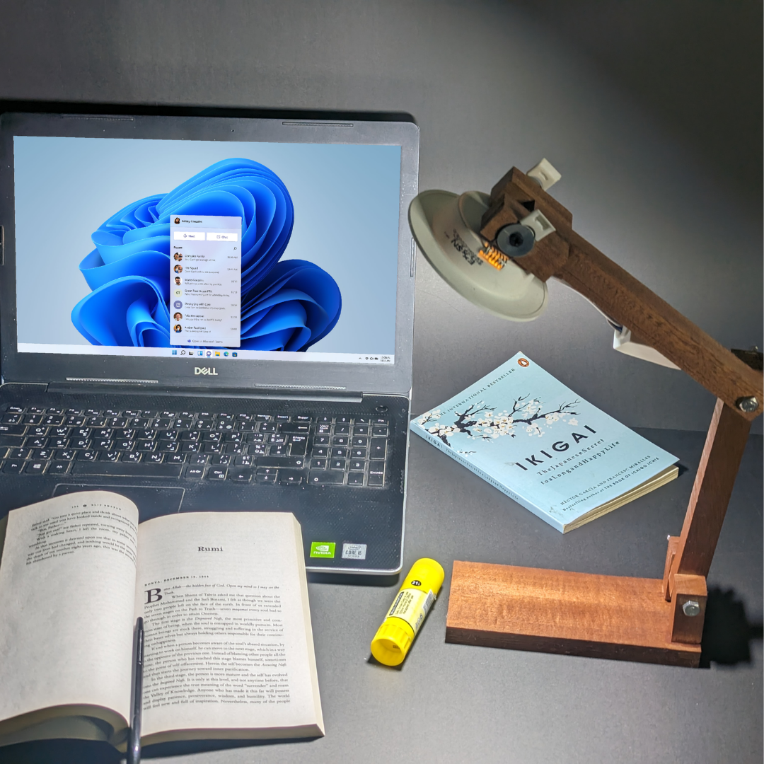 Mahogany Desk Lamp