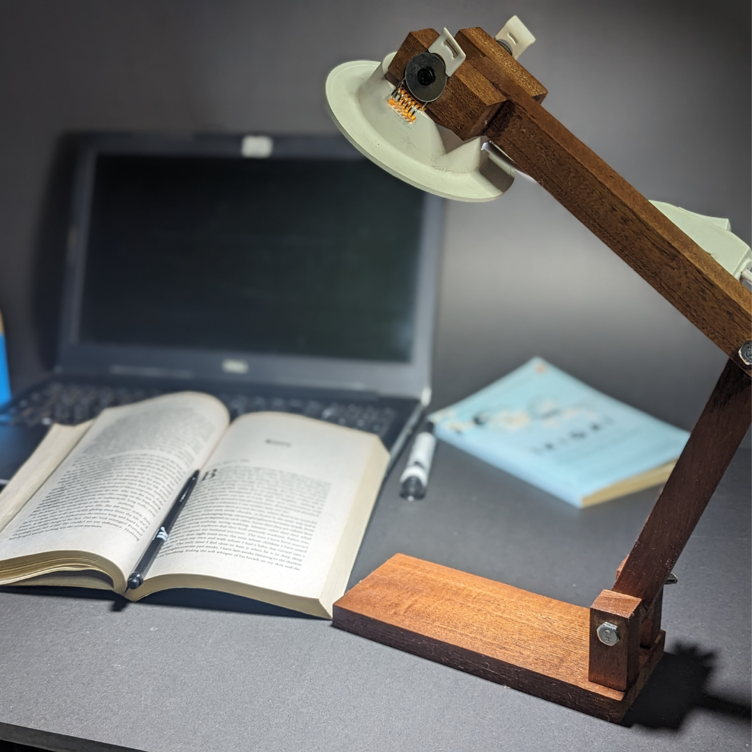 Mahogany Desk Lamp