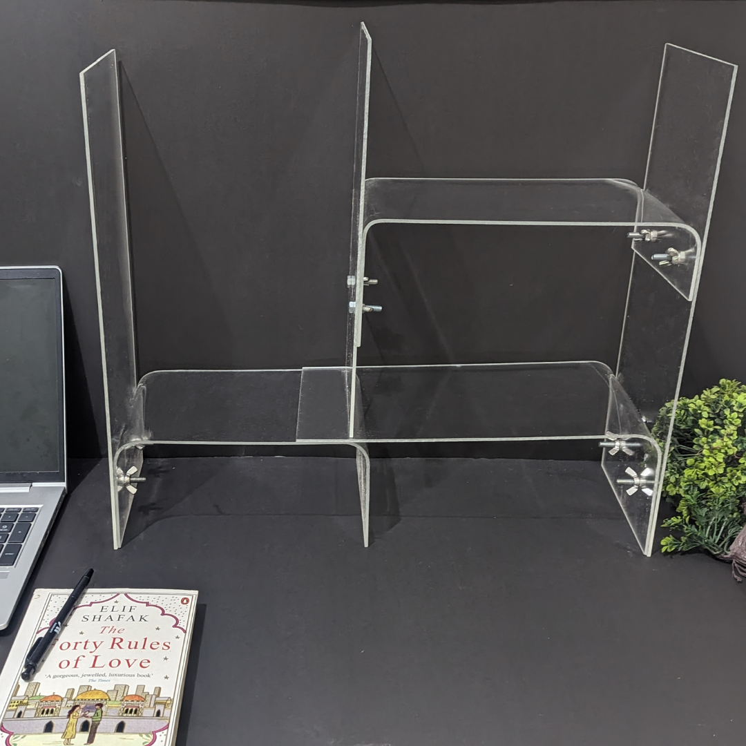 Clear Acrylic DIY Desk Organizer