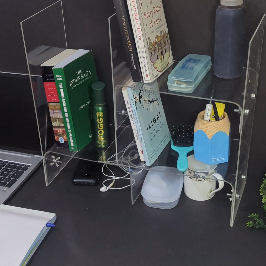 Clear Acrylic DIY Desk Organizer