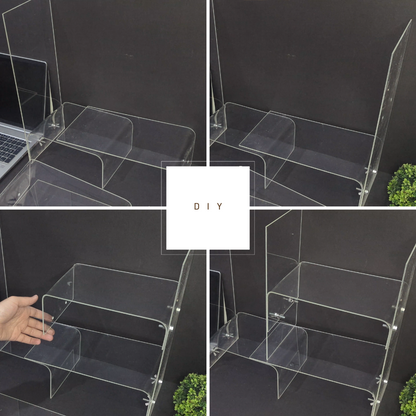 Clear Acrylic DIY Desk Organizer