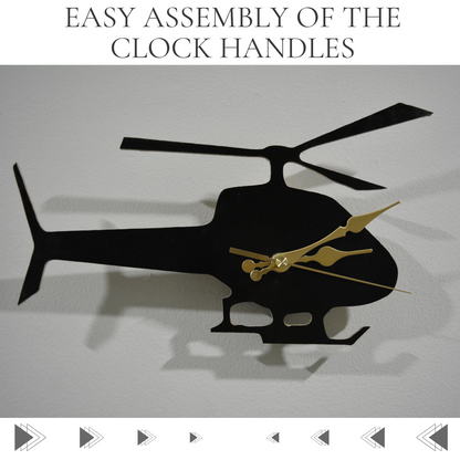 DIY 3D Helicopter Wall Clock