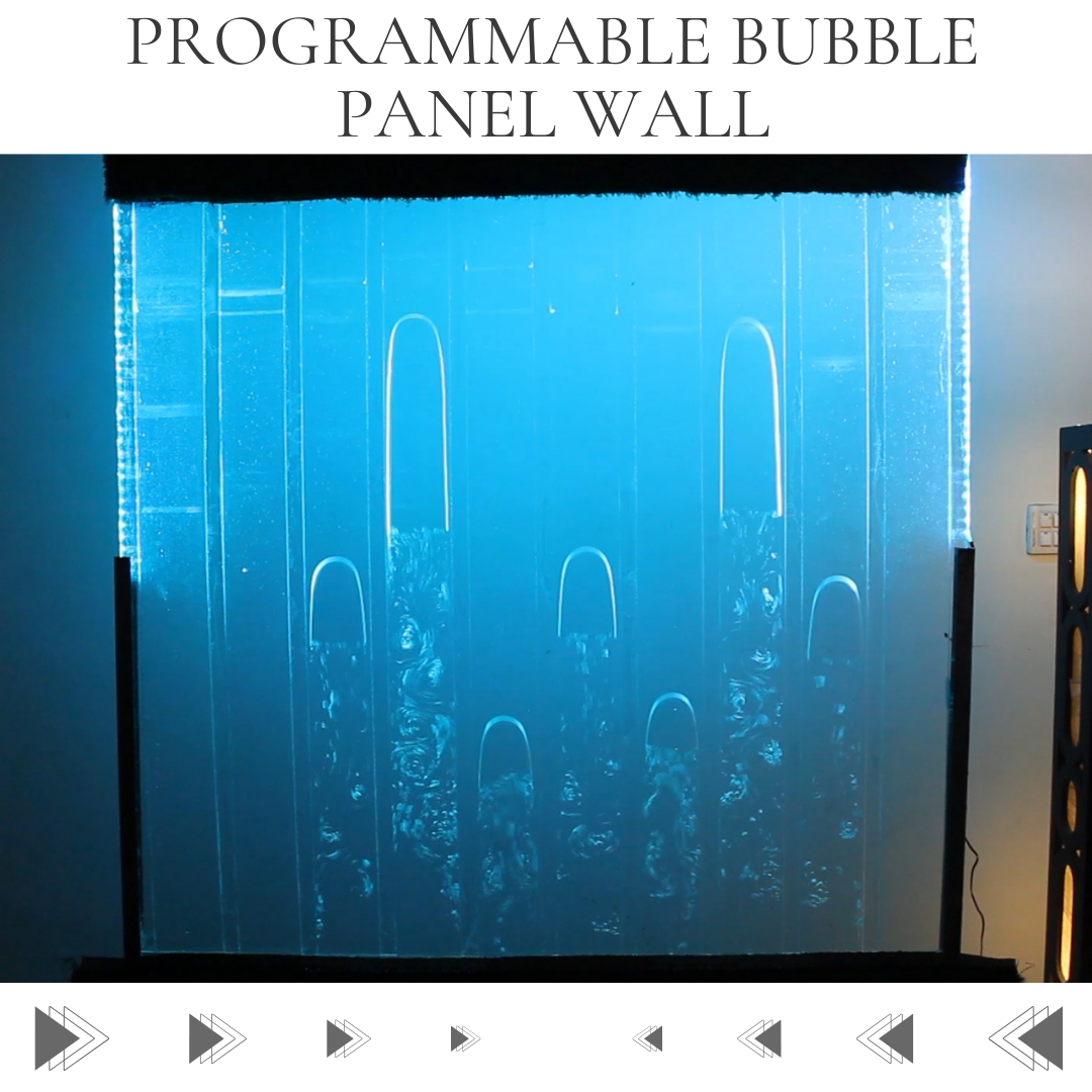 Custom Made - Programmed & Simple Bubble Panel Wall