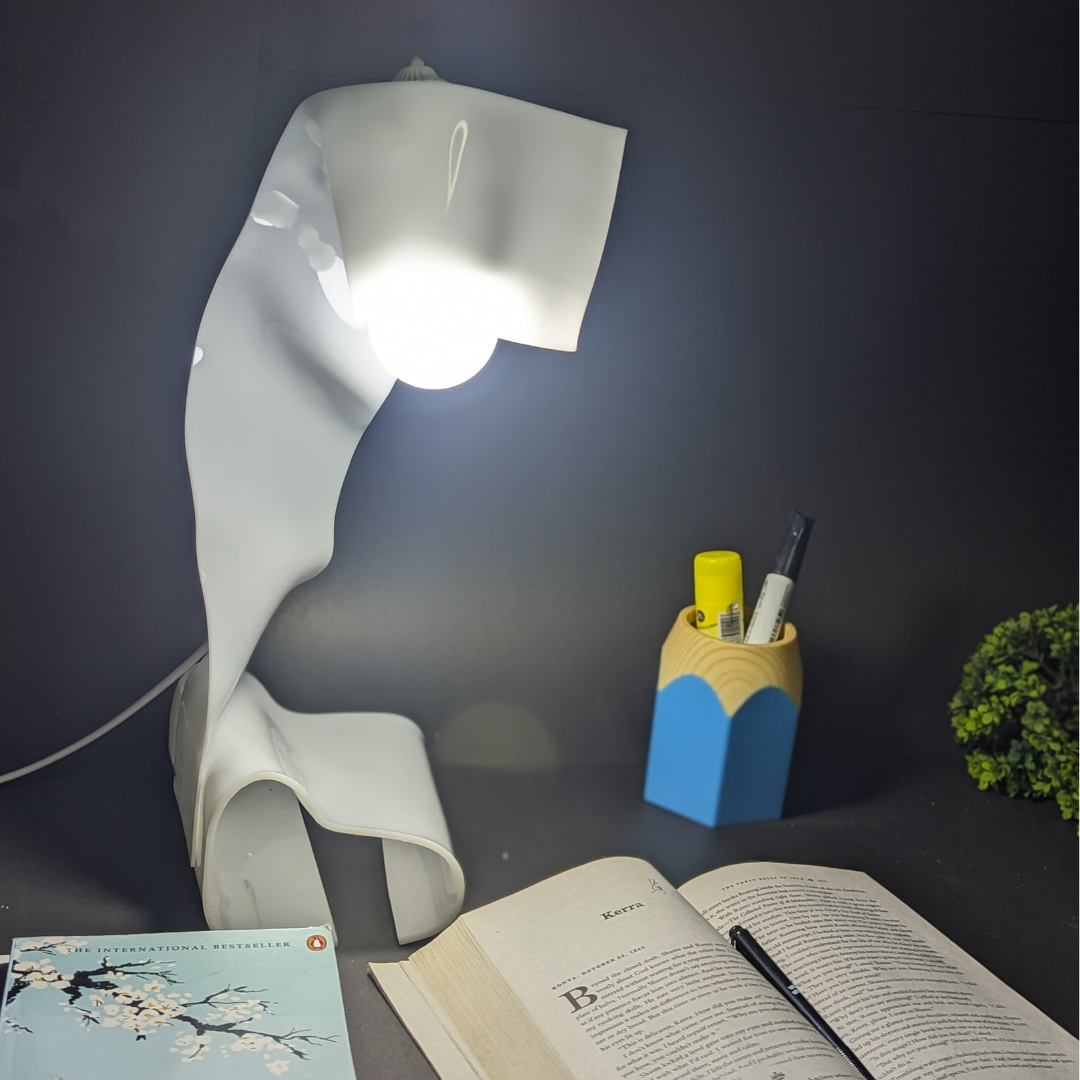 Wave Cascade Desk Lamp