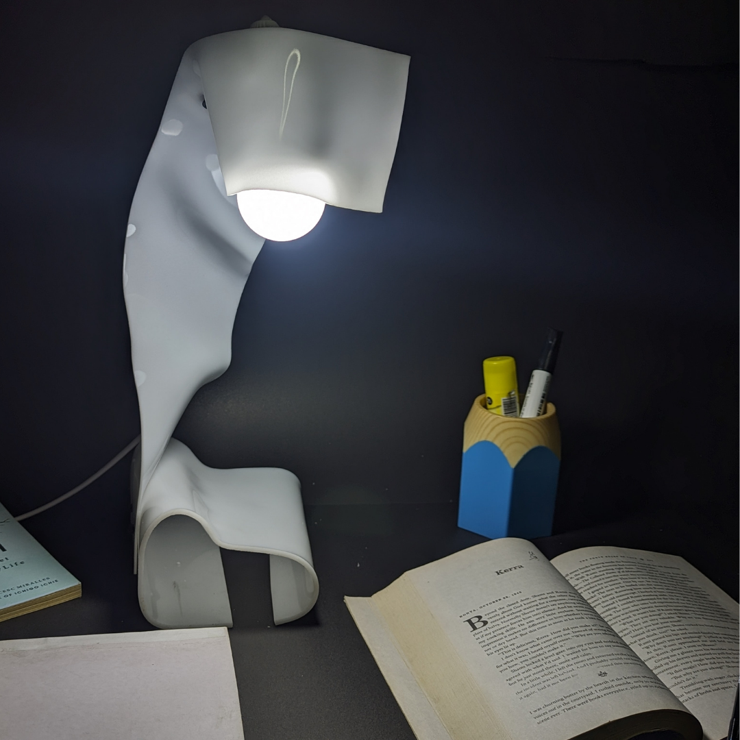 Wave Cascade Desk Lamp