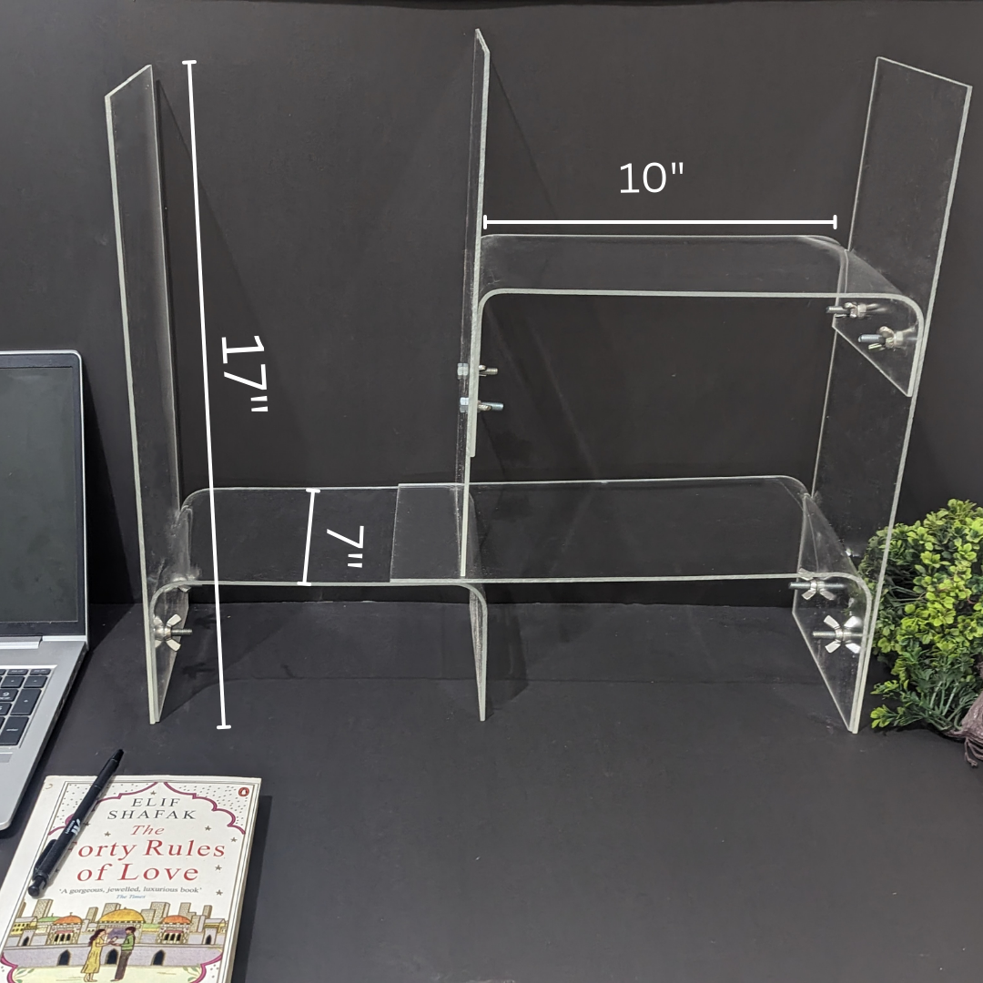 Clear Acrylic DIY Desk Organizer